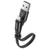 Baseus Nimble (2A) Short USB Lightning (Flat) Charging Cable (23cm) for iPhone / iPad